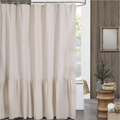 Bee & Willow ruffled Shower Curtain | Bed Bath & Beyond