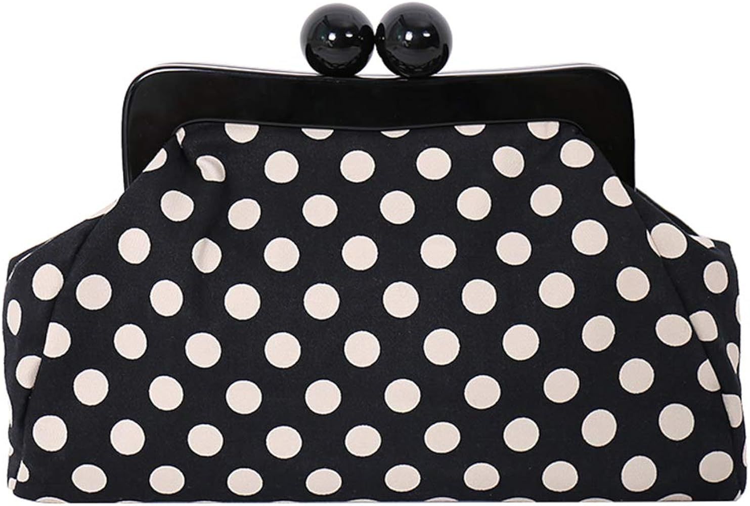 Menurra Polka Dot Evening Bag Clutch Purse for Women Wedding Party Handbag Cocktail Bag: Handbags... | Amazon (US)