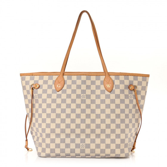 LOUIS VUITTON Damier Azur Neverfull MM | FASHIONPHILE (US)