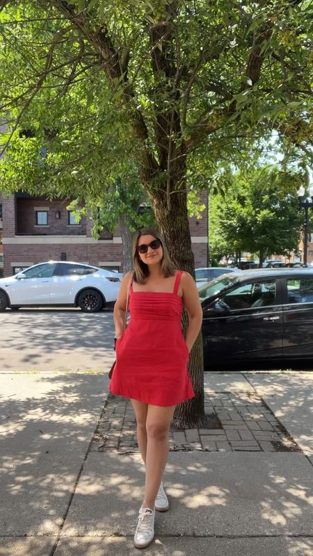 The cutest dress with built in shorts! I sized up to a medium which wasn’t really necessary but I love how comfy it is, especially for super hot days! 

#LTKSaleAlert #LTKFindsUnder100 #LTKSeasonal