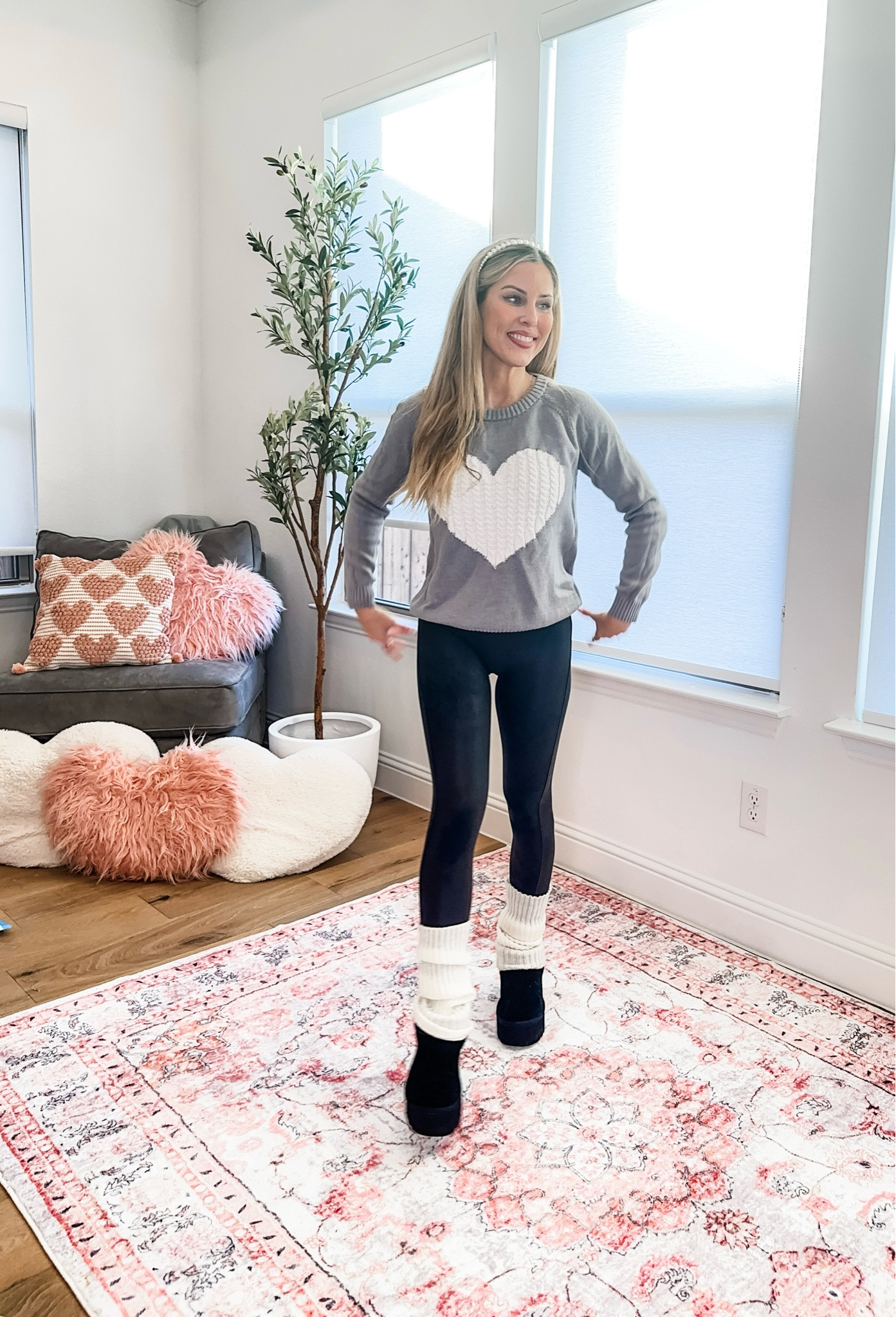 Valentine’s Day casual outfit. Heart sweater. Neutral Valentine’s outfit. Galentines. Amazon finds. Amazon fashion 

#LTKMostLoved #LTKSeasonal #LTKstyletip