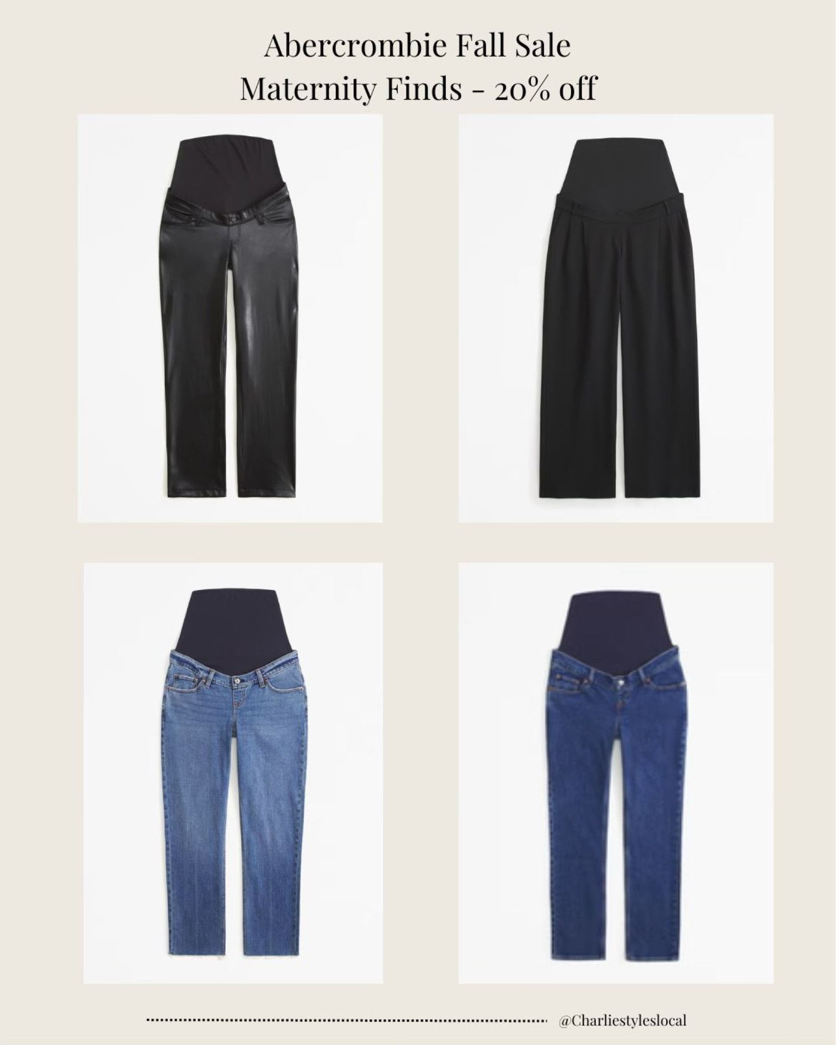 For all my fellow pregnant mamas!! The leather pants are EVERYTHING! 

#maternityfashion #falloutfits 

#LTKBump #LTKSaleAlert #LTKFallSale
