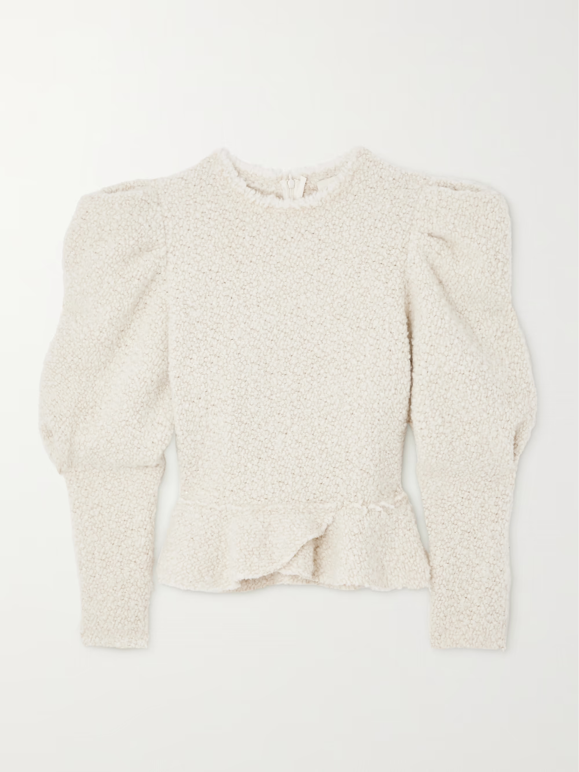 Giamili bouclé peplum top | NET-A-PORTER (US)
