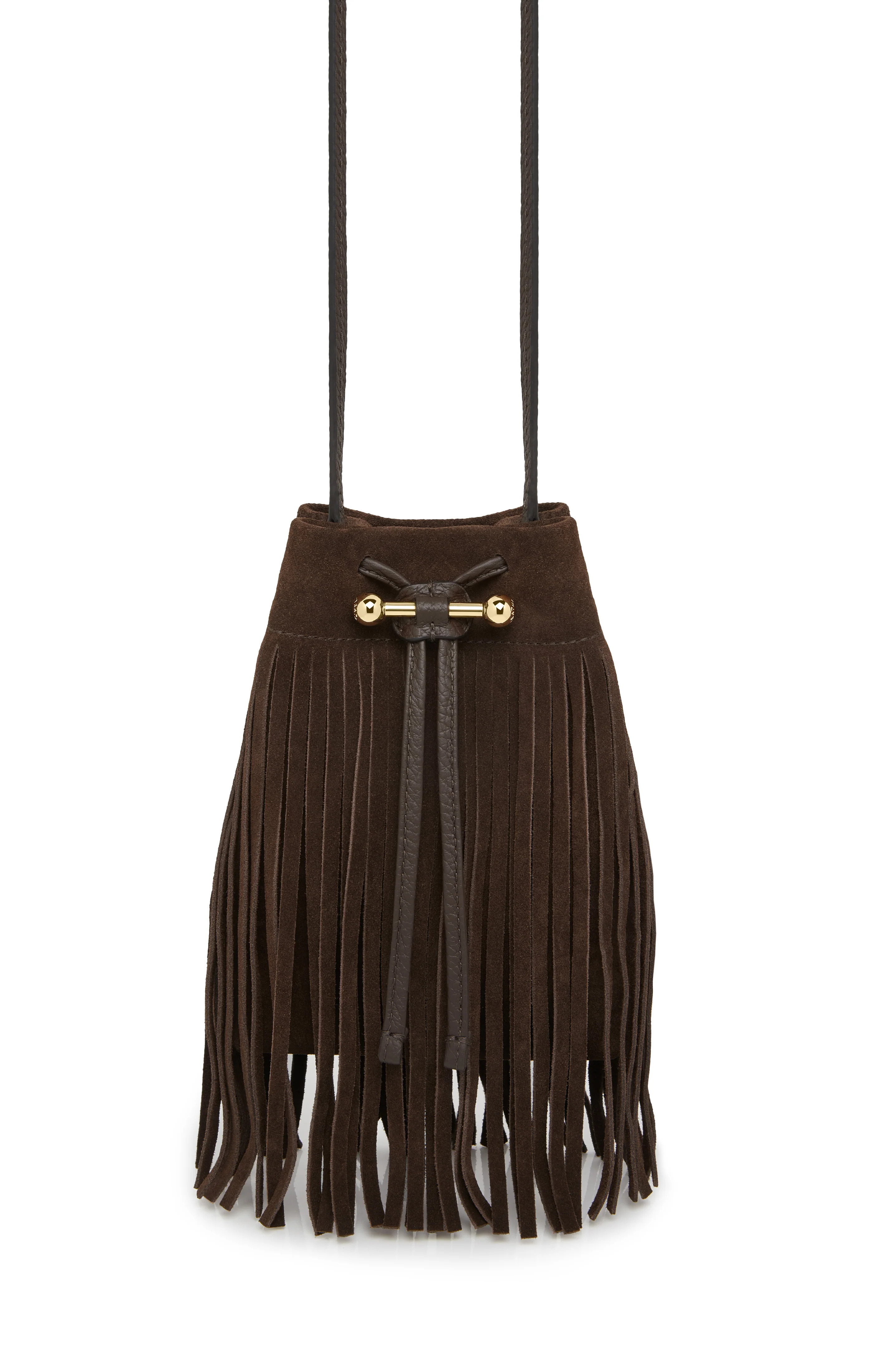 Strathberry Osette Midi Suede Pouch | Cinq à Sept