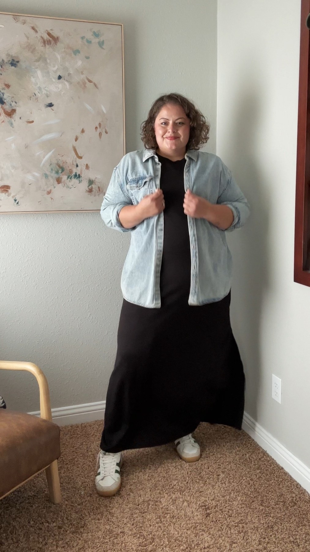 Dress 2X 
Denim - XXL (old) 
Shoes - tts

bust 44  //  waist 42  //  hips 55  //  5’6” 

#LTKFindsUnder50 #LTKStyleTip #LTKPlusSize