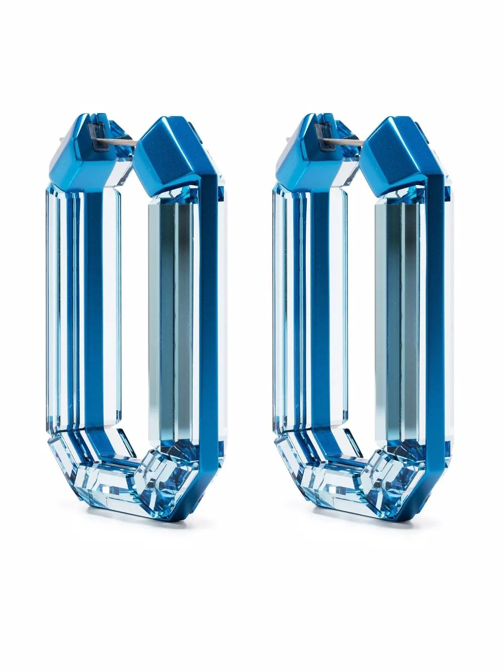 Swarovski Lucent Hoop Earrings - Farfetch | Farfetch Global