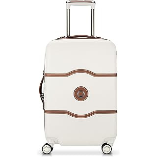 DELSEY Paris Chatelet Hardside Luggage with Spinner Wheels, Champagne White, Checked-Large 28 Inc... | Amazon (US)