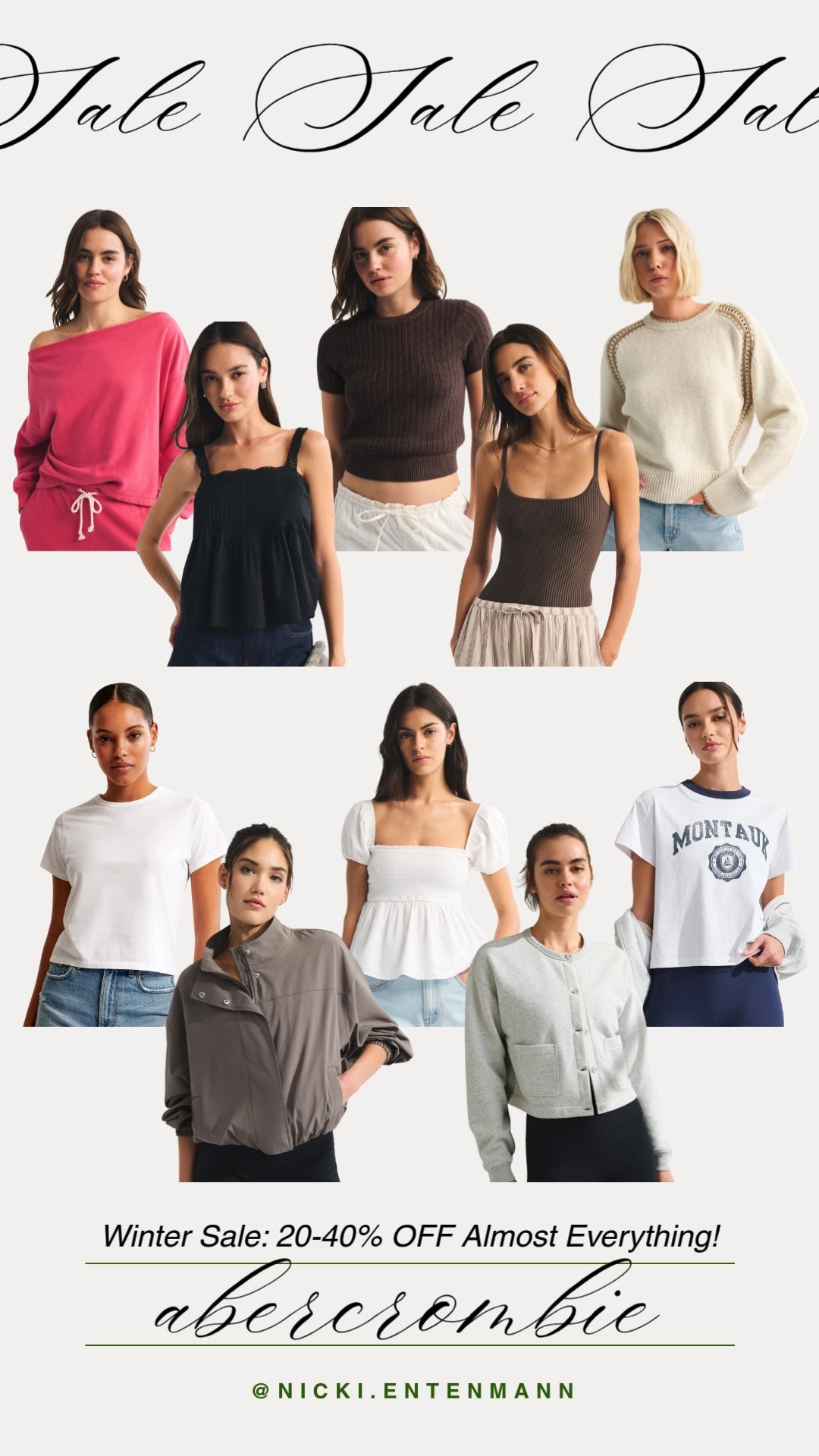 Abercrombie’s Winter Sale brings 20-40% off almost everything with cozy picks, stylish layers, and cheerful essentials that keep wardrobes fresh, fun, and perfectly seasonal for everyday looks. ❄️🧥✨
#AbercrombieSale #WinterSale #FashionDeals #WardrobeRefresh #SeasonalStyle #OutfitInspo #PrimeDeals #FashionEssentials #CozyLayers #StyleGoals
 

 #LTKootd #LTKSaleAlert #LTKFindsUnder100