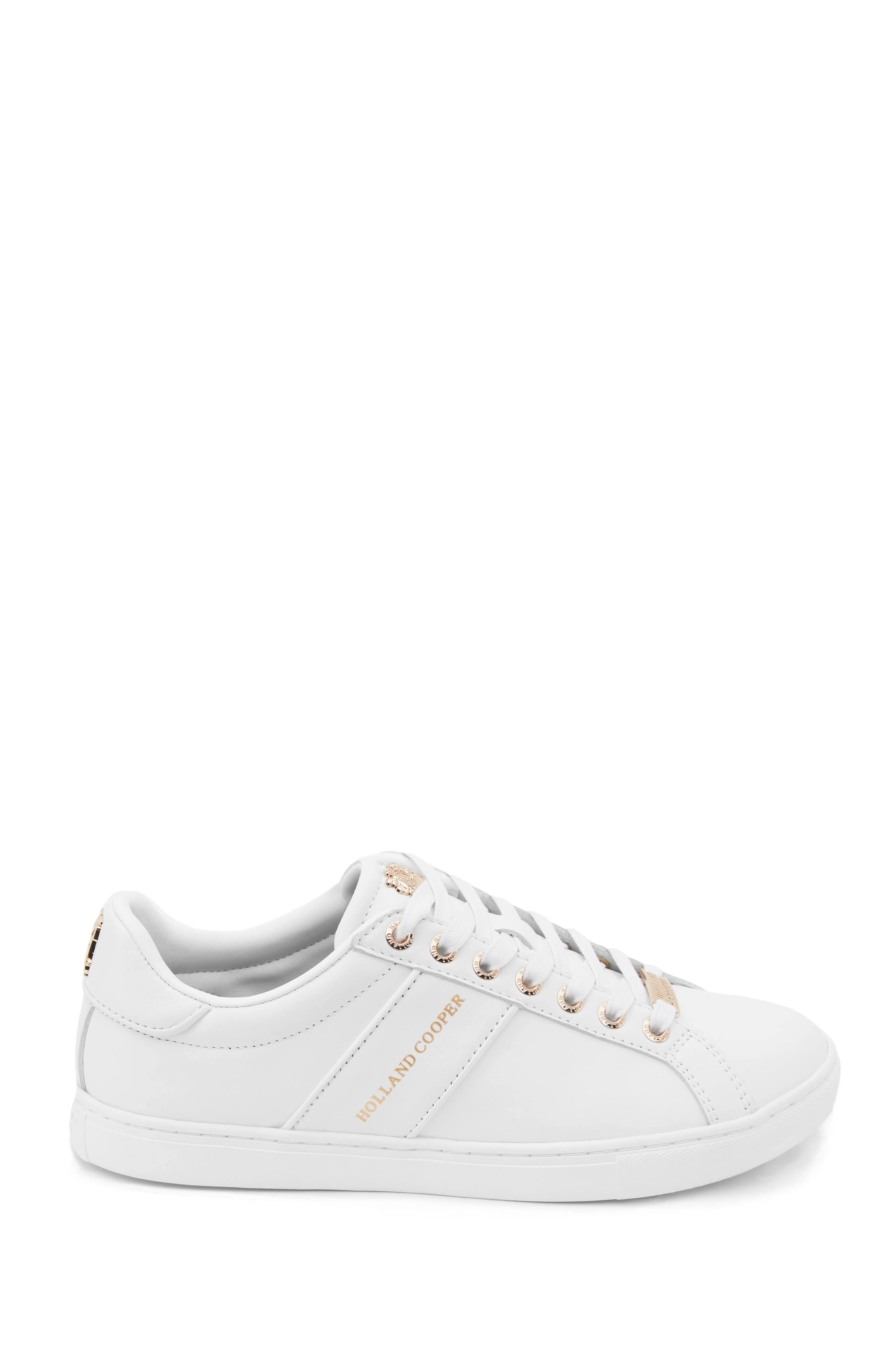 Knightsbridge Court Trainer (White) | Holland Cooper