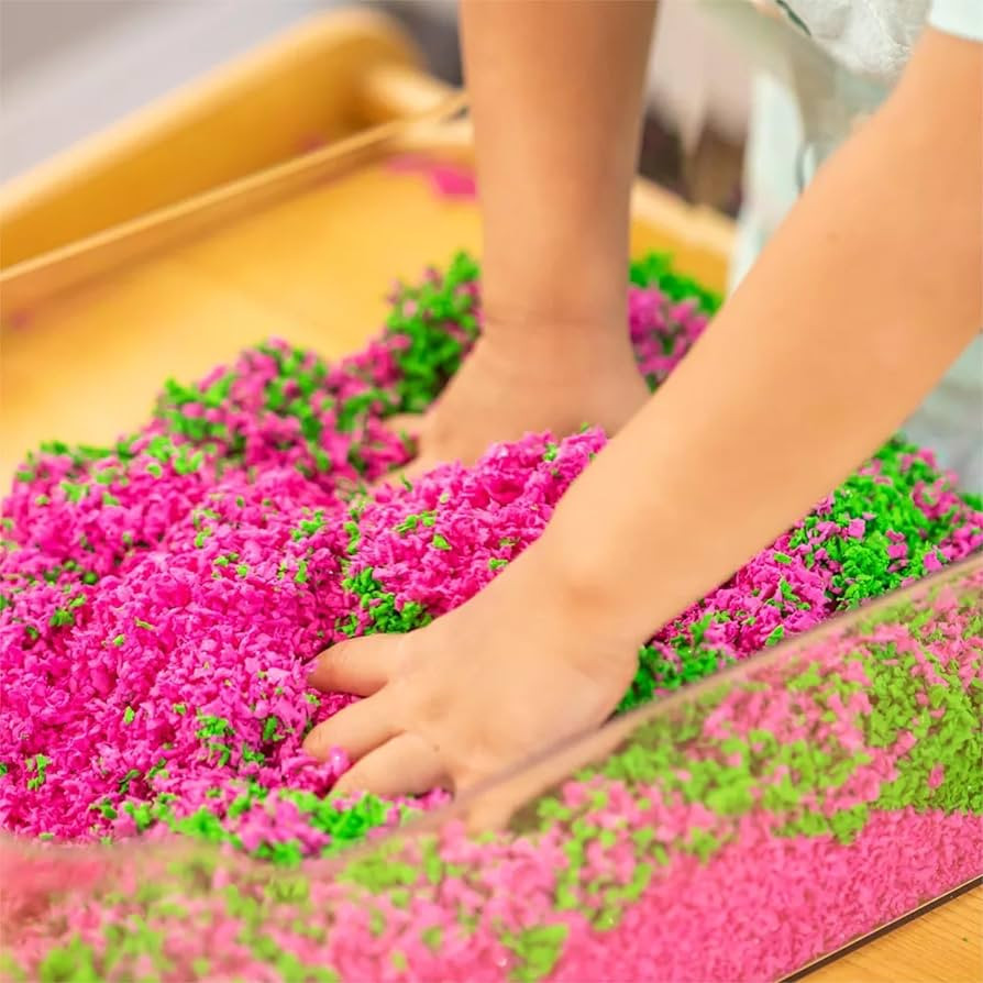 Educational Insights Playfoam Pluffle for Sensory Bins 4-Pack - Green, Pink, Yellow & Purple Sens... | Amazon (US)