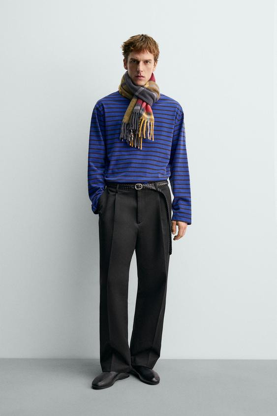 STRIPED JACQUARD T-SHIRT AARON LEVINE X ZARA | Zara US