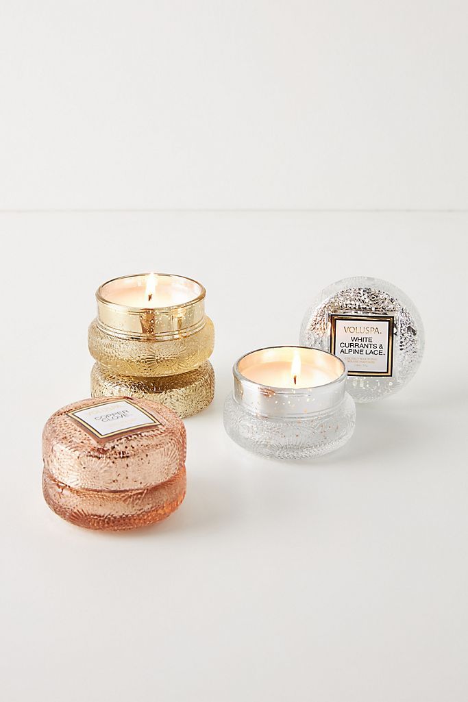 Voluspa Holiday Macaron Candles, Set of 3 | Anthropologie (US)