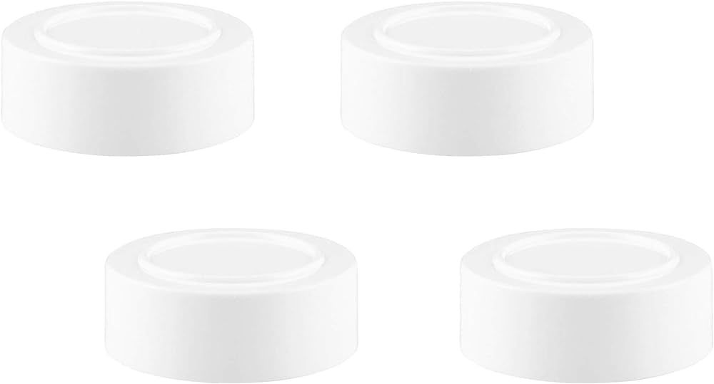 Mini Mason Jar STORAGE Lid Pack - Set of 4 White Polypropylene Plastic MINI Jar Lids, 48mm BPA-Fr... | Amazon (US)