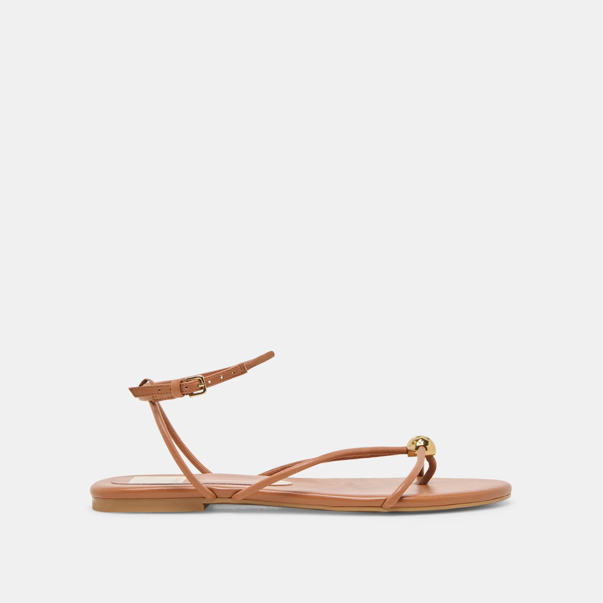 Kenley Sandals Saddle Leather | DolceVita.com