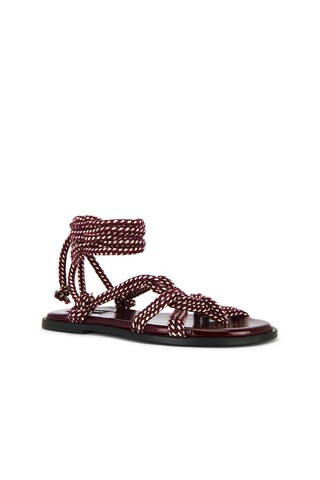 ALOHAS Tory Sandals in Burgundy from Revolve.com | Revolve Clothing (Global)