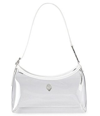 Kurt Geiger London Kurt Clear Vinyl Sling Shoulder Bag - Clear | Dillard's