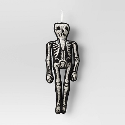 20" x 9.5" Hanging Skeleton Door Dangler Black - Threshold™ | Target