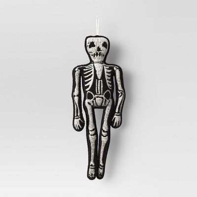20" x 9.5" Hanging Skeleton Door Dangler Black - Threshold™ | Target