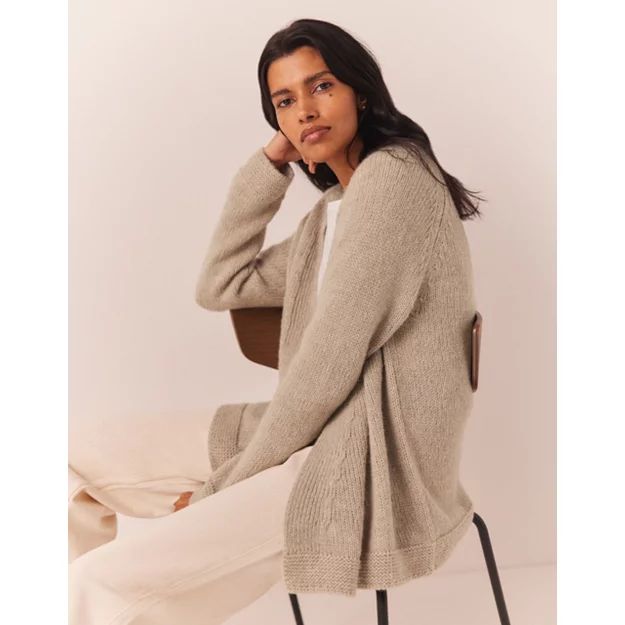 Edge to Edge Cardigan with Wool | The White Company (UK)