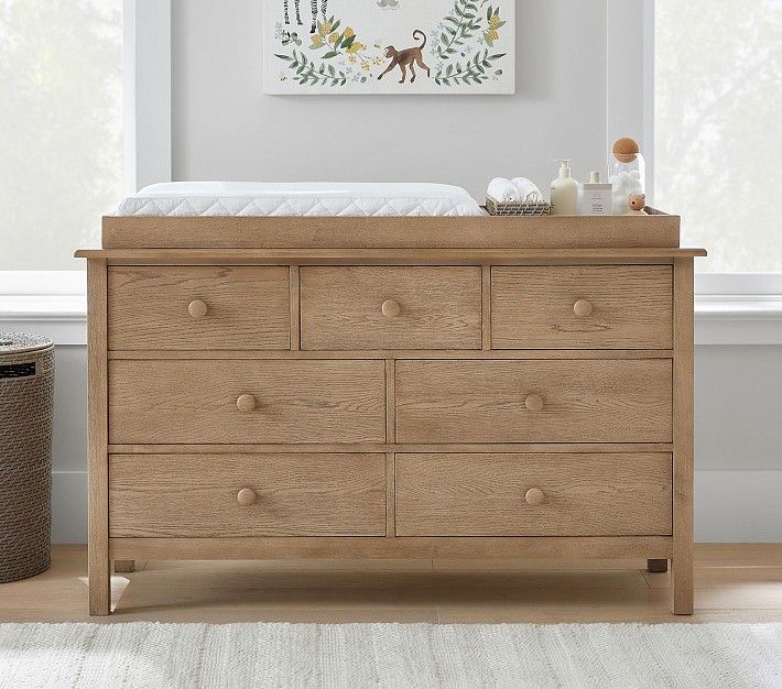 Kendall Extra-Wide Nursery Dresser & Topper Set | Pottery Barn Kids