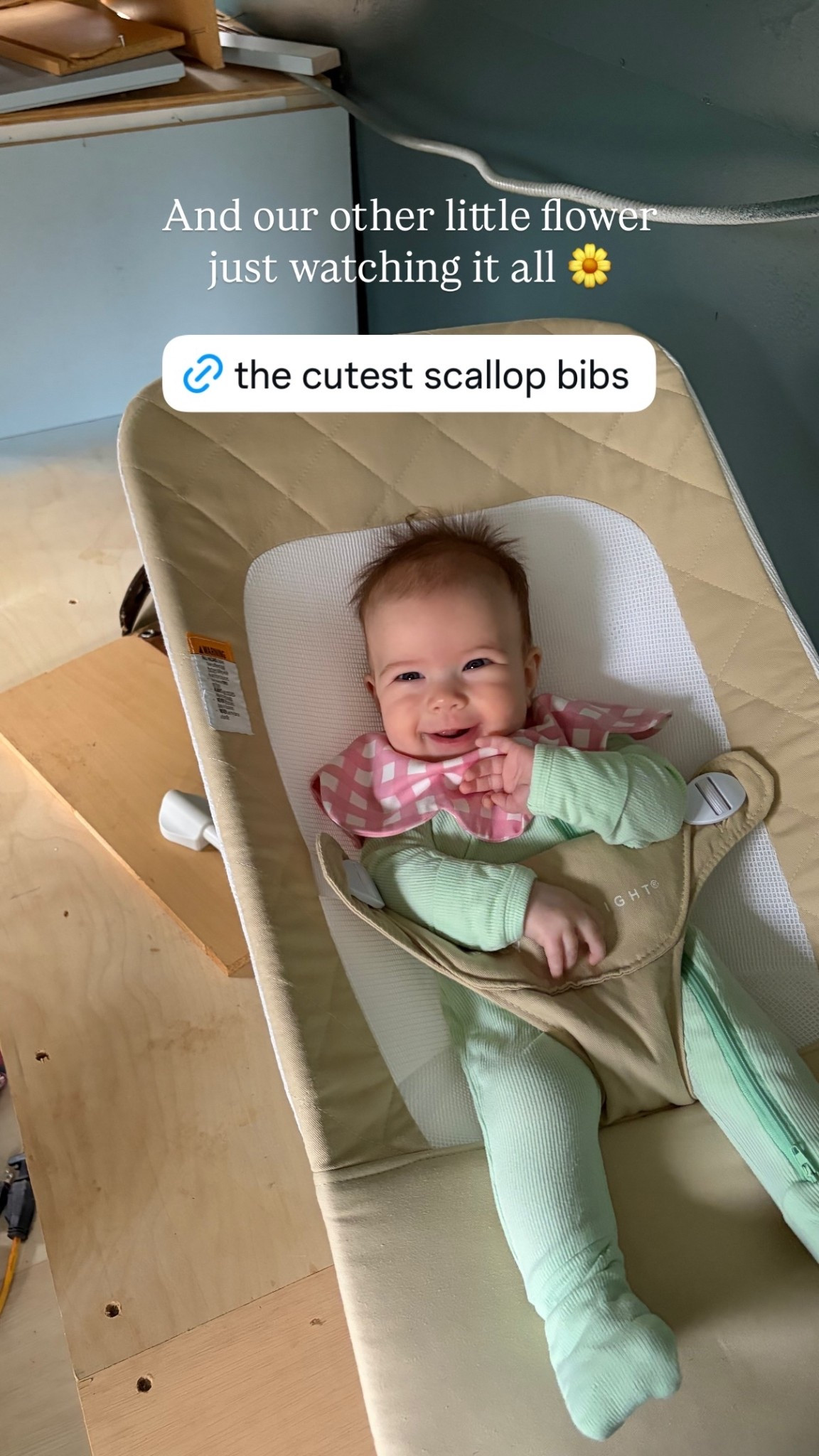 And our other little flower just watching it all 🌼