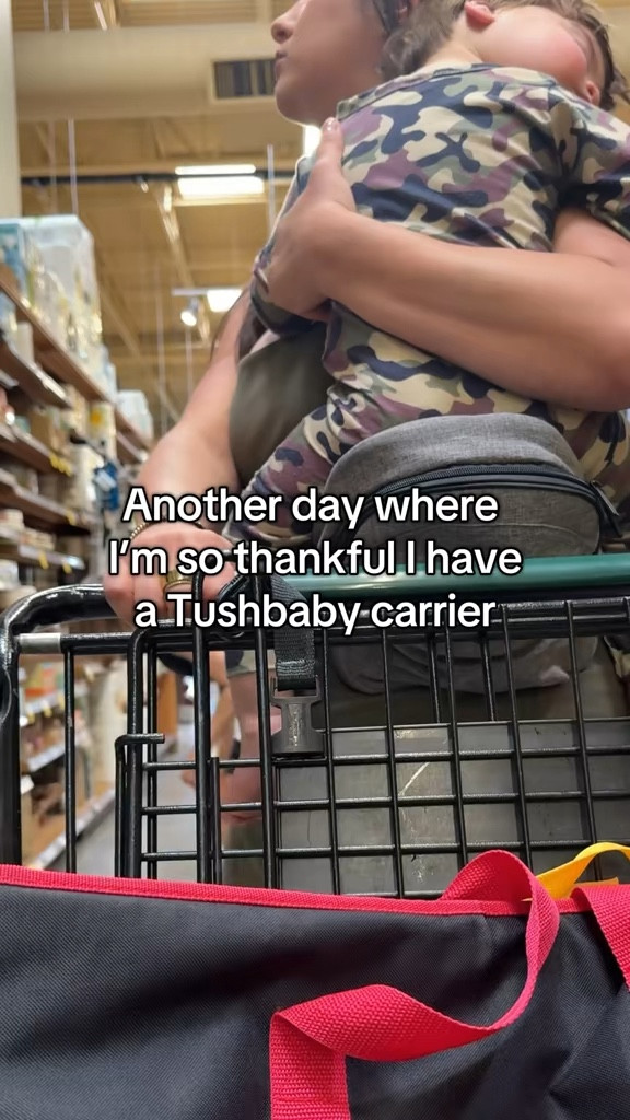 Another day where I am so thankful I have the Tush Baby carrier - we truly use this DAILY - travel, errands, even when I'm doing chores around the house!

#LTKBump #LTKBaby #LTKKids