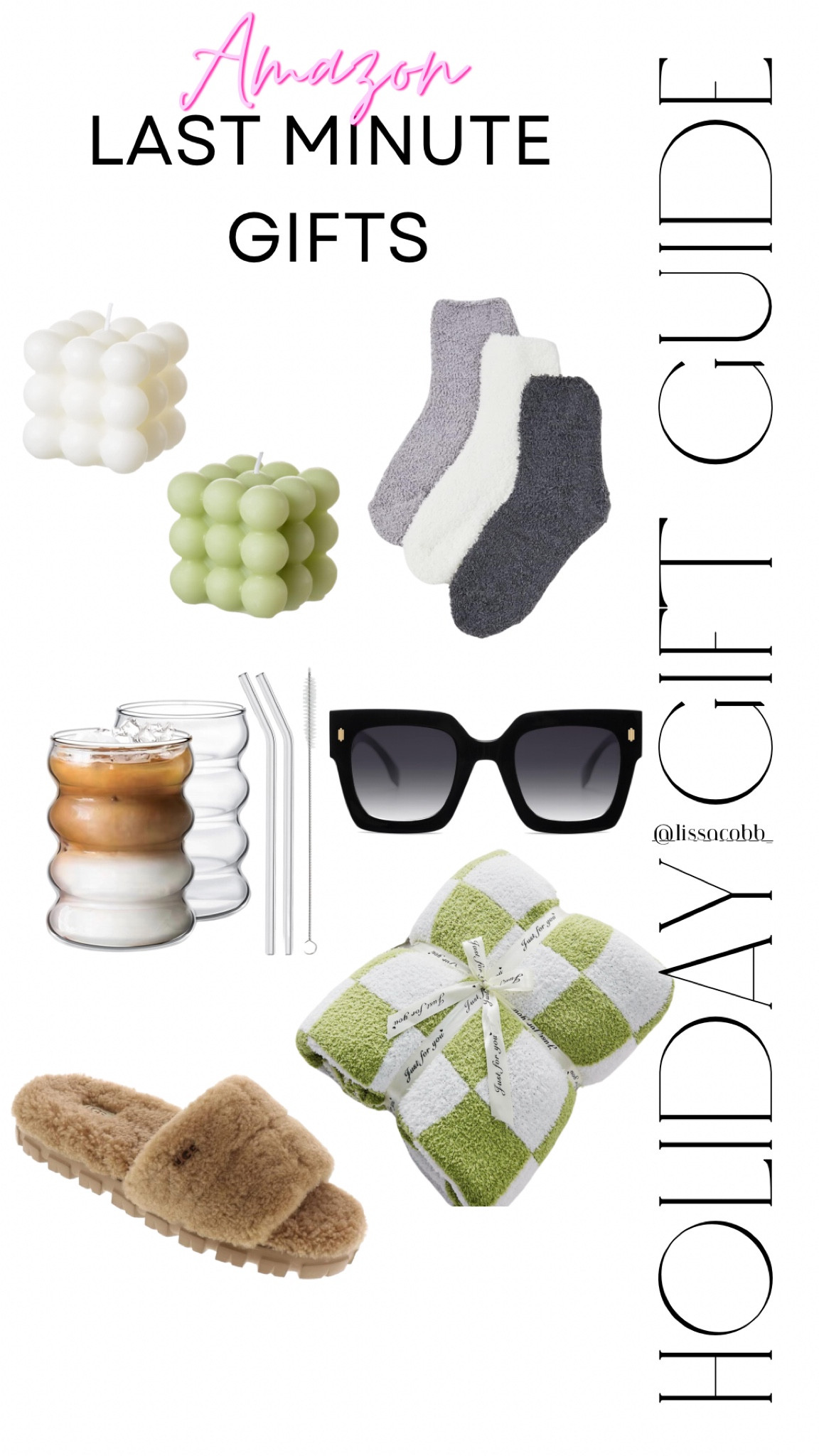 Amazon last minute gifts! 

Gifts for her
Gifts for best friend
Gifts for mom
Gift guide
Last minute gifts
Uggs
Skippers
Throw blanket
Barefoot dreams dupe
Coffee cup
Candle
Cozy socks
Sunglassess

#LTKHoliday #LTKGiftGuide #LTKfindsunder100