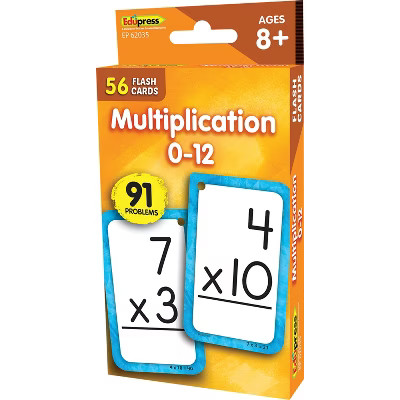 Edupress Multiplication 0-12 Flash Cards | Target
