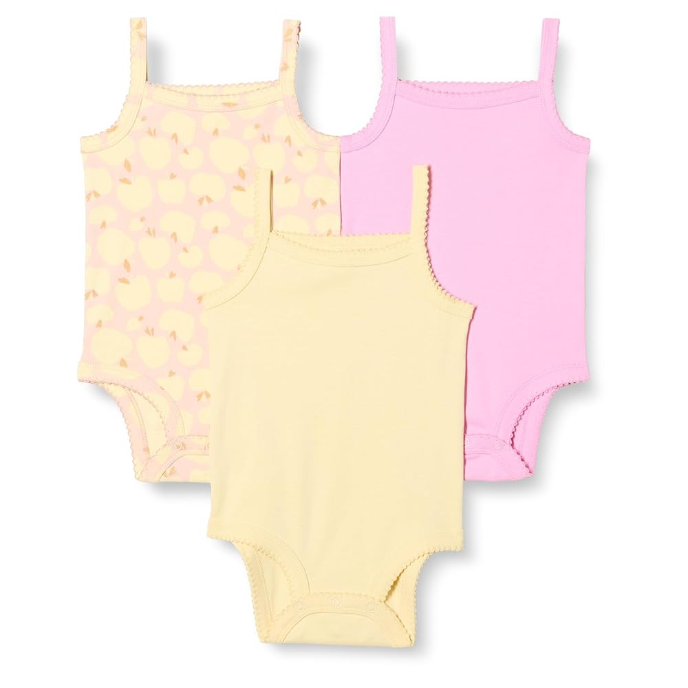 Amazon Essentials Baby Girls' Sleeveless Bodysuits, Pack of 3 | Amazon (US)