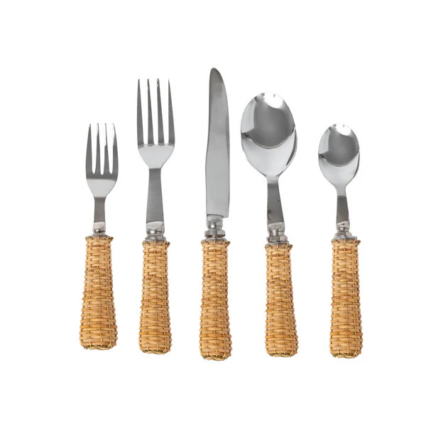 Basketweave Flatware | The Avenue