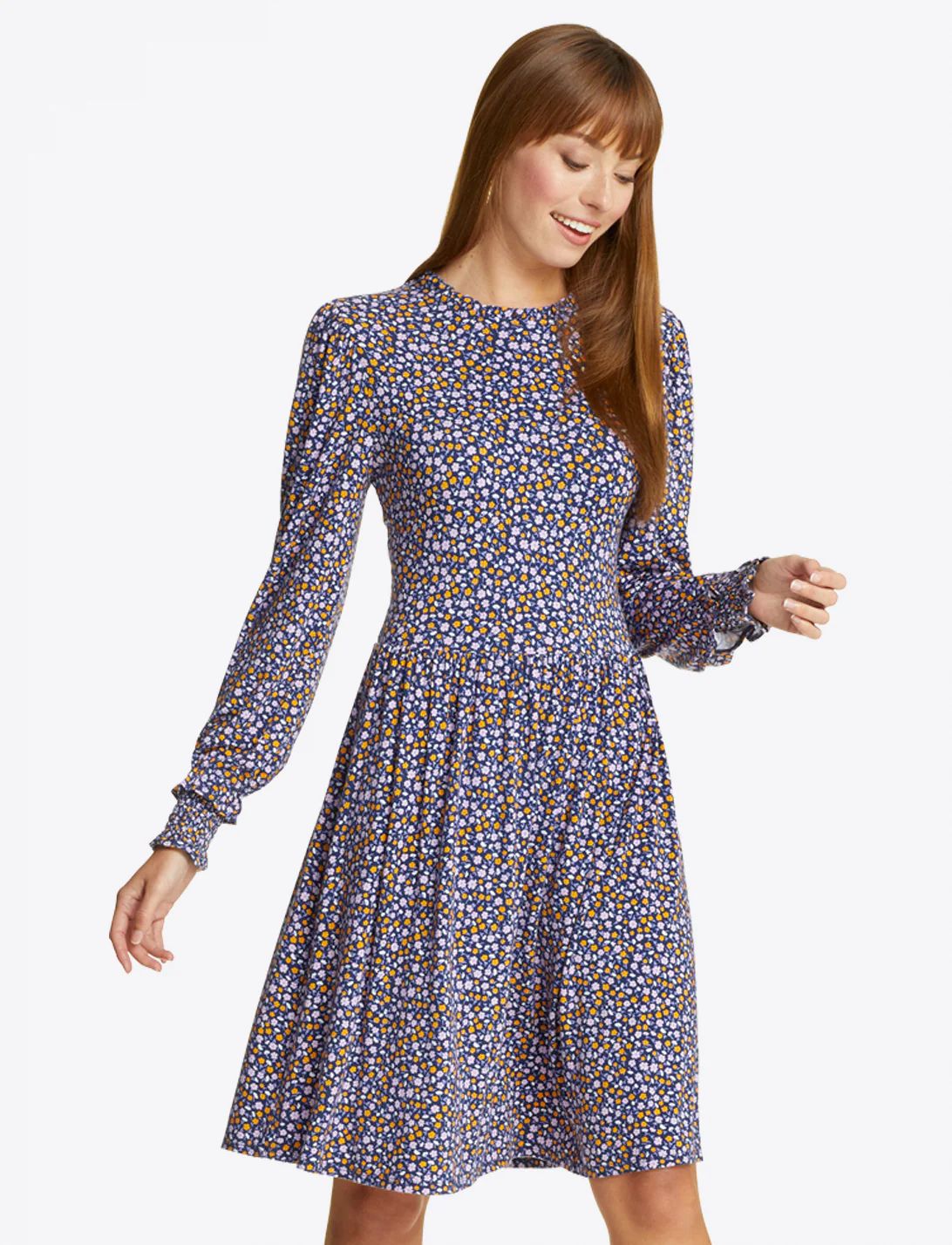 Kitty Knit Dress in Ditsy Floral | Draper James (US)