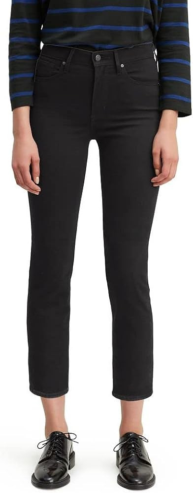 Levi's Women's 724 High Rise Straight Crop Jeans | Amazon (US)