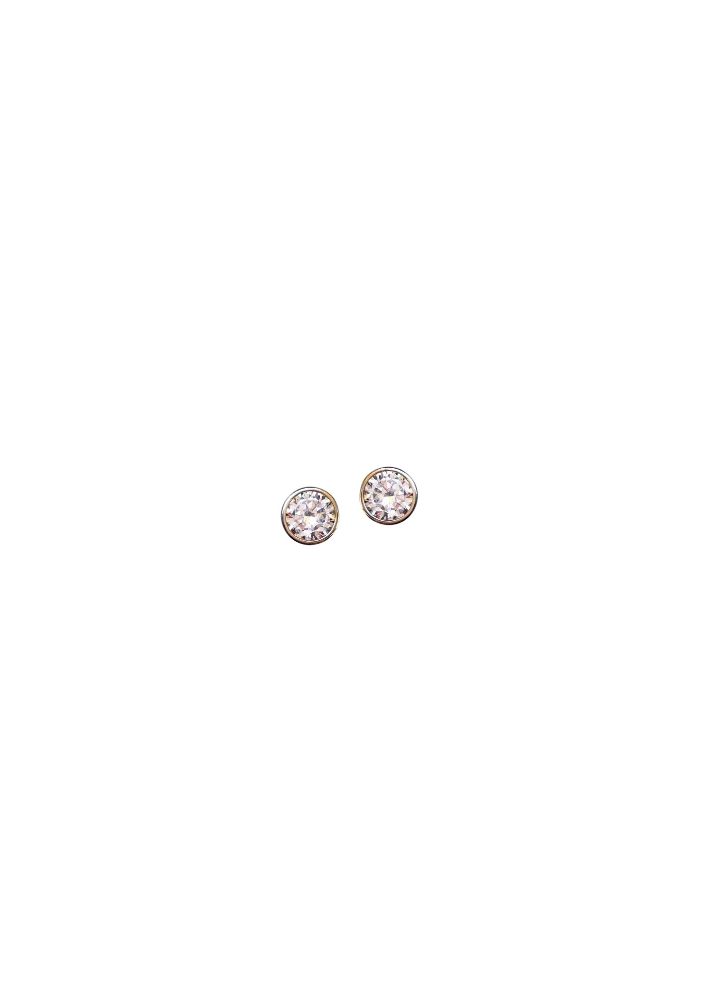 pre-order: Blanc Bezel Studs | Nicola Bathie Jewelry