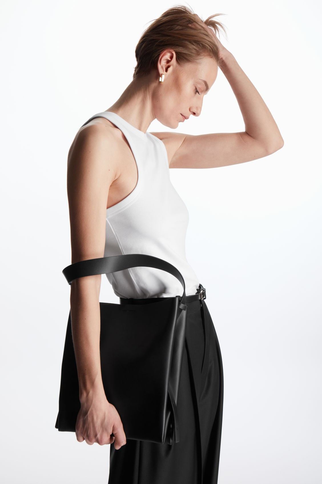 HEAVYWEIGHT COTTON TANK TOP - White - COS | COS (EU)