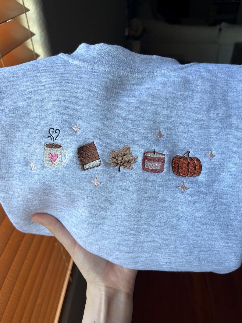 Embroidered Cozy Fall Sweatshirts| Book Lover Fall Embroidered Sweatshirts| Etsy fall sweatshirts| pumpkin patch sweatshirt| family fall matching shirts 





Cozy Fall Shirt, Pumpkin Coffee Book Maple Leaf Candle Shirt, Women's Fall Bookish Sweatshirt, Book Lover Gift, Cute Autumn Pumpkin Coffee Shirt,

#LTKSeasonal #LTKSaleAlert #LTKootd