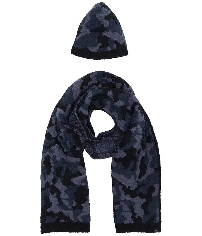 Barefoot Dreams Cozychic Camo Beanie and Scarf Set | Zappos