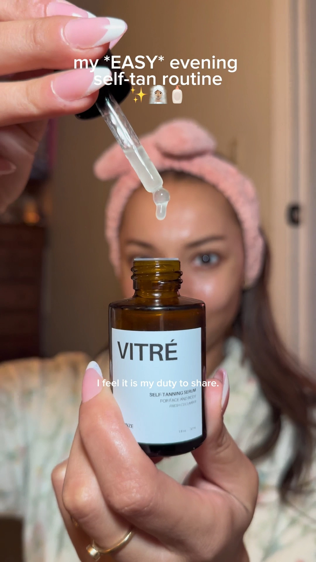 easiest self-tanning routine I’ve ever had 😭💗 I’ve linked the serum on my LTK so you can go shop directly from there! 🧖🏽‍♀️ @bronze.boss #bronzeboss #thesunlessexperts #ad  

#LTKBeauty #LTKdayinmylife #LTKselfcare