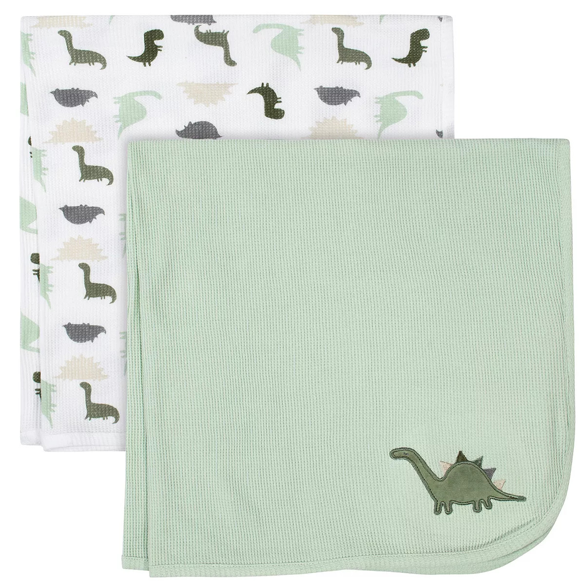 Just Born® 2-pack Thermal Dino Swaddle Blankets | Kohl's