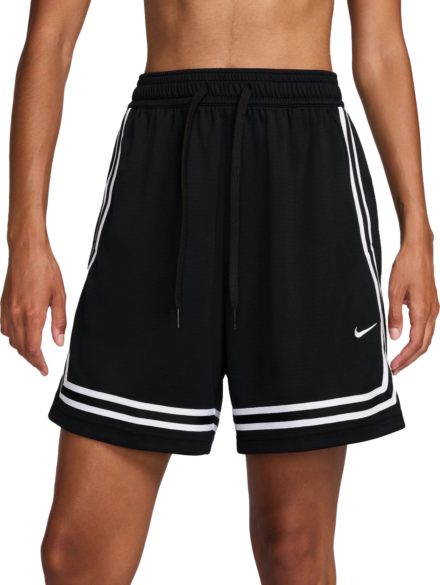 Nike Women's Crossover Dri-FIT 7" Basketball Shorts, Large, Black | DICK'S Sporting Goods