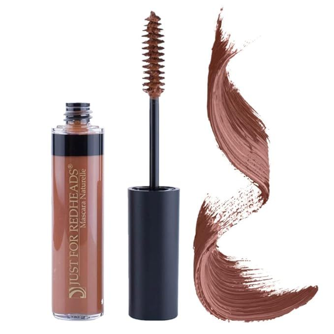 Just for Redheads Mascara Naturelle Ginger Red (New Packaging) Color Enhance Blonde/Pale Lashes, ... | Amazon (US)