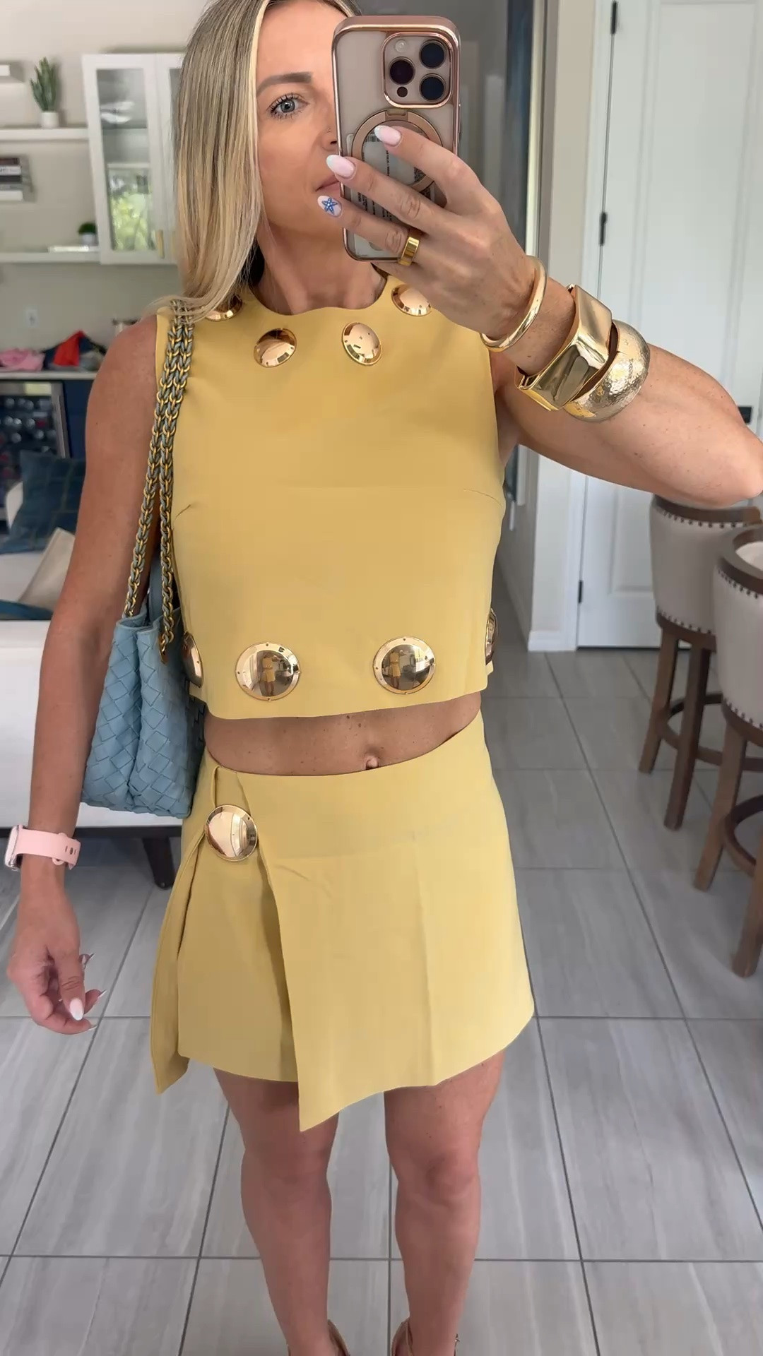 One of my favorite sets for a dressed up vacation look 💛

The gold hardware makes this Commense 2 piece feel so much more elevated, while the skort keeps it comfortable and easy to wear. I love it for resort dinners, brunch, rooftop drinks, or a night out somewhere warm. It comes as the full 2 piece set and in other colors too. Wearing size S.

vacation matching set, Commense clothing, yellow skort set, resort outfit women, vacation dinner outfit, gold hardware outfit, summer night outfit, brunch outfit, 2 piece set, resort style

#LTKSeasonal #LTKTravel #LTKgrwm
