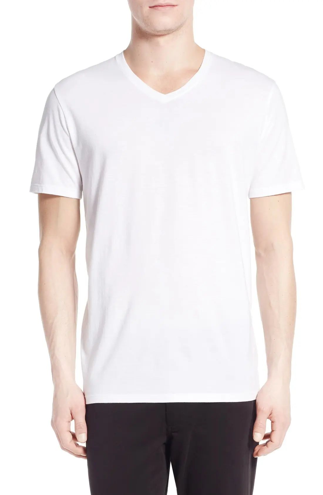 Pima Cotton V-Neck T-Shirt | Nordstrom