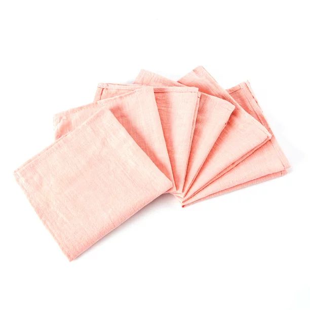 Pink Cloth Napkins, Cotton Napkins, Calico Fabric Napkins, Lunchbag Napkins, Country Table Settin... | Walmart (US)