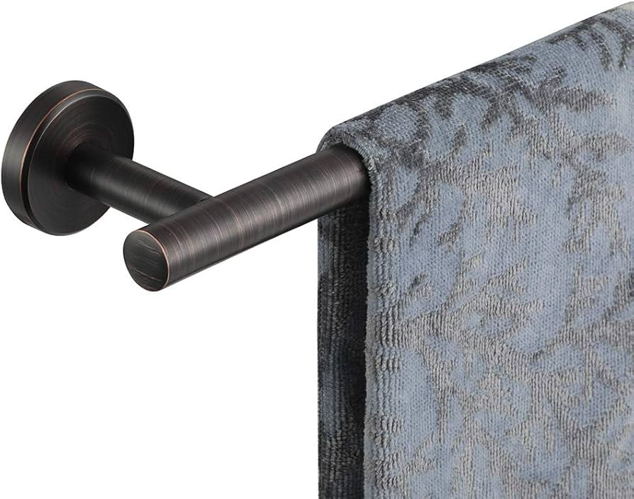 JQK Oil Rubbed Bronze Towel Bar, 24 Inch 304 Stainless Steel Thicken 0.8mm Towel Rack Bathroom, T... | Amazon (US)