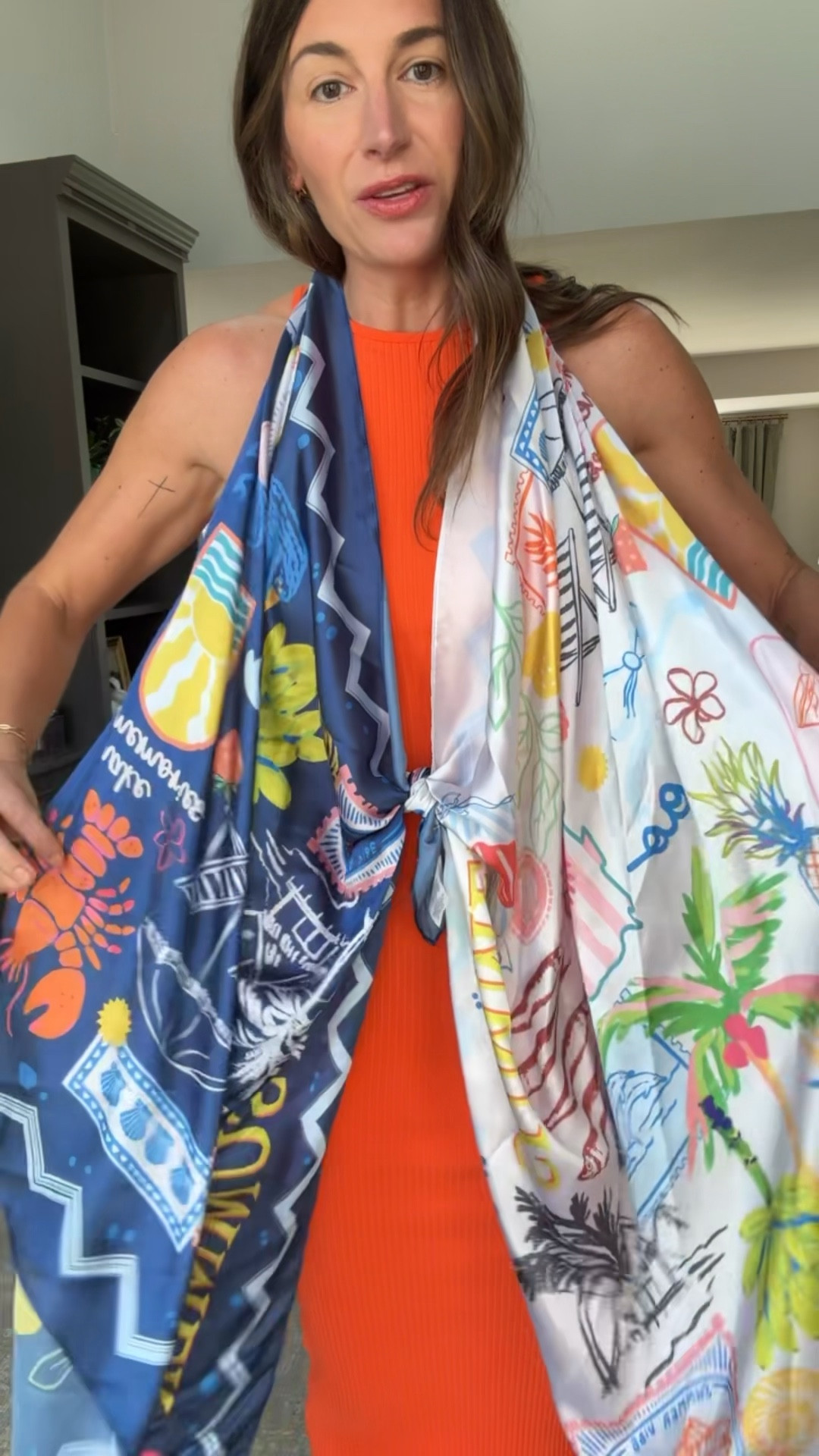 Scarf top DIY - scarves under $8!! 

#LTKSeasonal #LTKgrwm #LTKootd