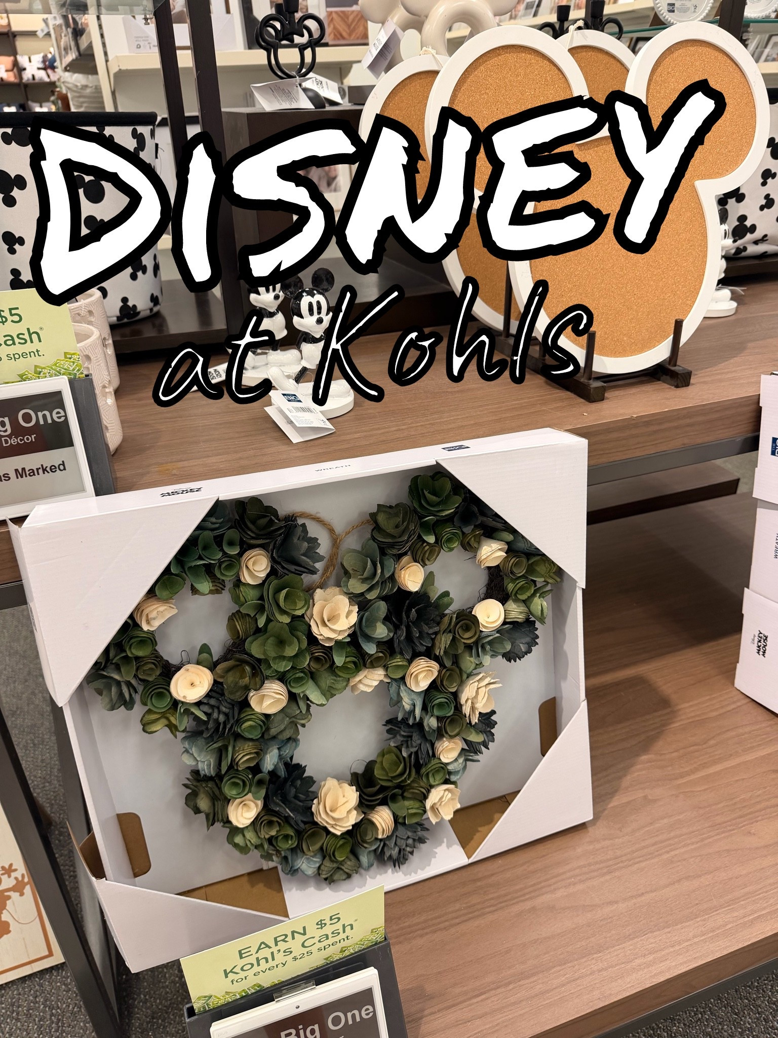 Kohls has some of the cutest Disney items right now! I especially love the Mickey wreaths. Disney lovers go check them out ❤️❤️ 

#disney #kohls #homedecor

#LTKHome