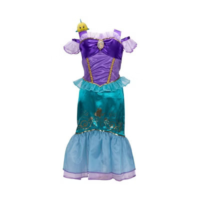 Disney Princess Majestic Ariel Dress with Flounder Shoulder Plush Friend | Target