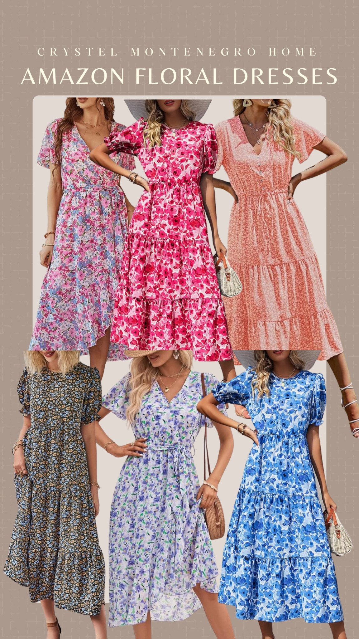 Floral dresses. Spring outfit. Summer outfit.

#LTKfindsunder50 #LTKworkwear #LTKSeasonal