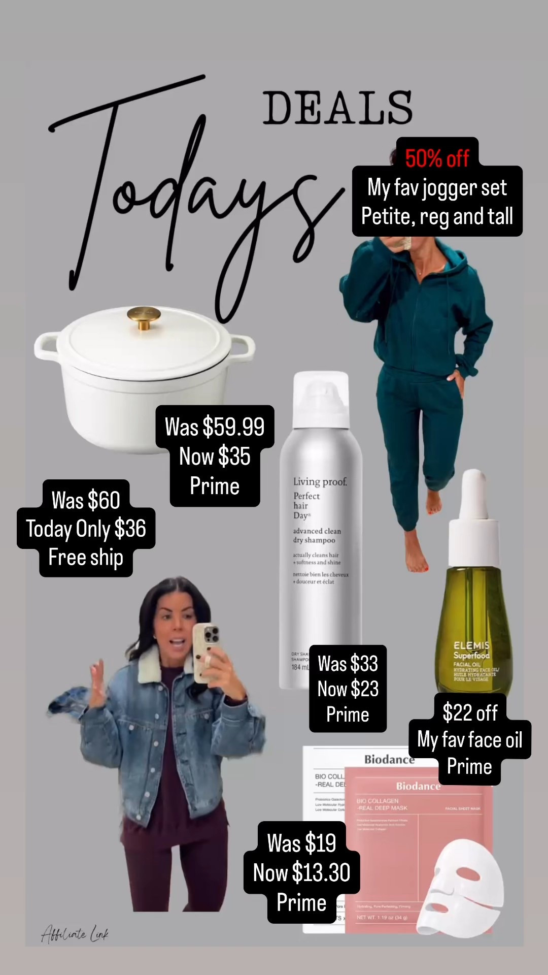 Today’s deals
Lounge sets
Jogger sets
Target today’s deals
Quilted jean jacket
Jacket
Coats
Winter beauty must have
Dry shampoo
Gifts for mom
Gifts for the Cook
Gift gifts for mother-in-law
Gifts for the beauty lover

#LTKGiftGuide #LTKFindsUnder50 #LTKSaleAlert