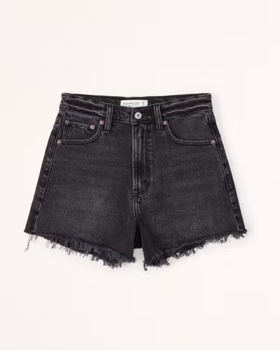 High Rise 90s Cutoff Short | Abercrombie & Fitch (US)